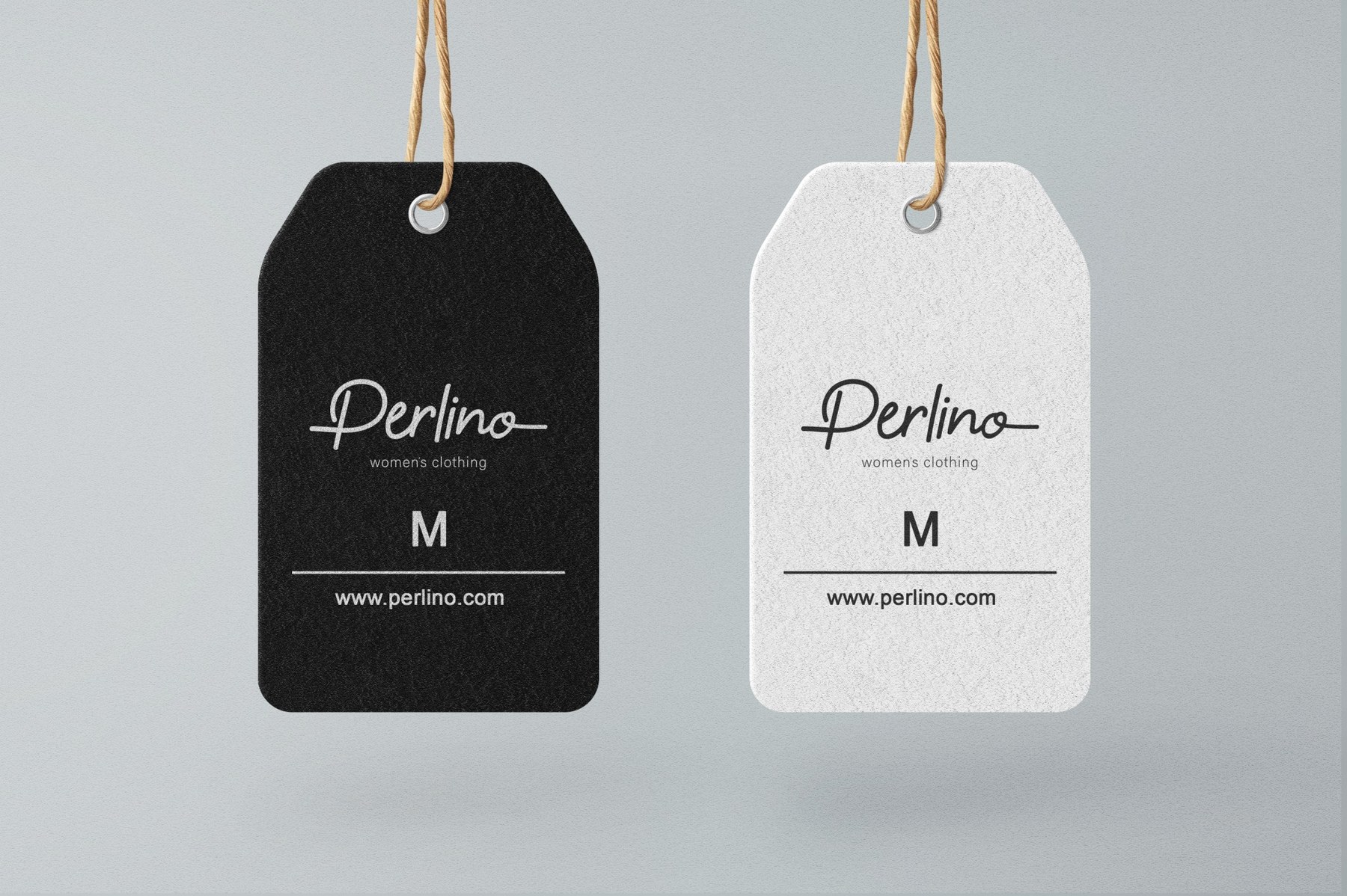 Perlino tag mockup